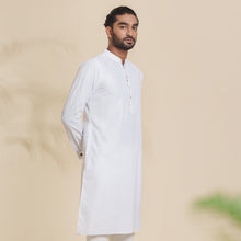 Load image into Gallery viewer, Mens Basic Panjabi- White2
