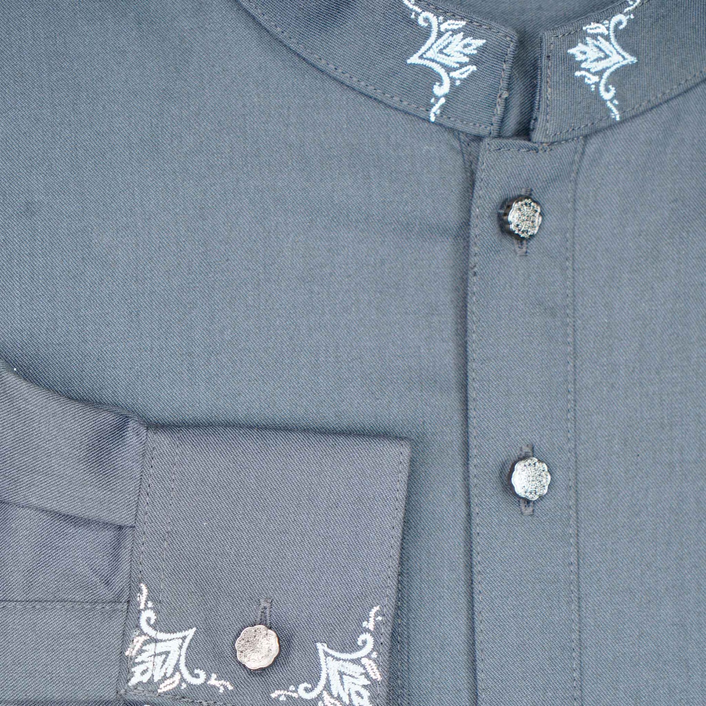 Mens Premium Panjabi- Iron Gray