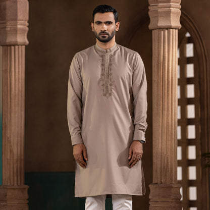 MENS PREMIUM PANJABI-KHAKI