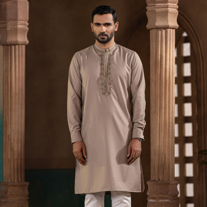 MENS PREMIUM PANJABI-KHAKI