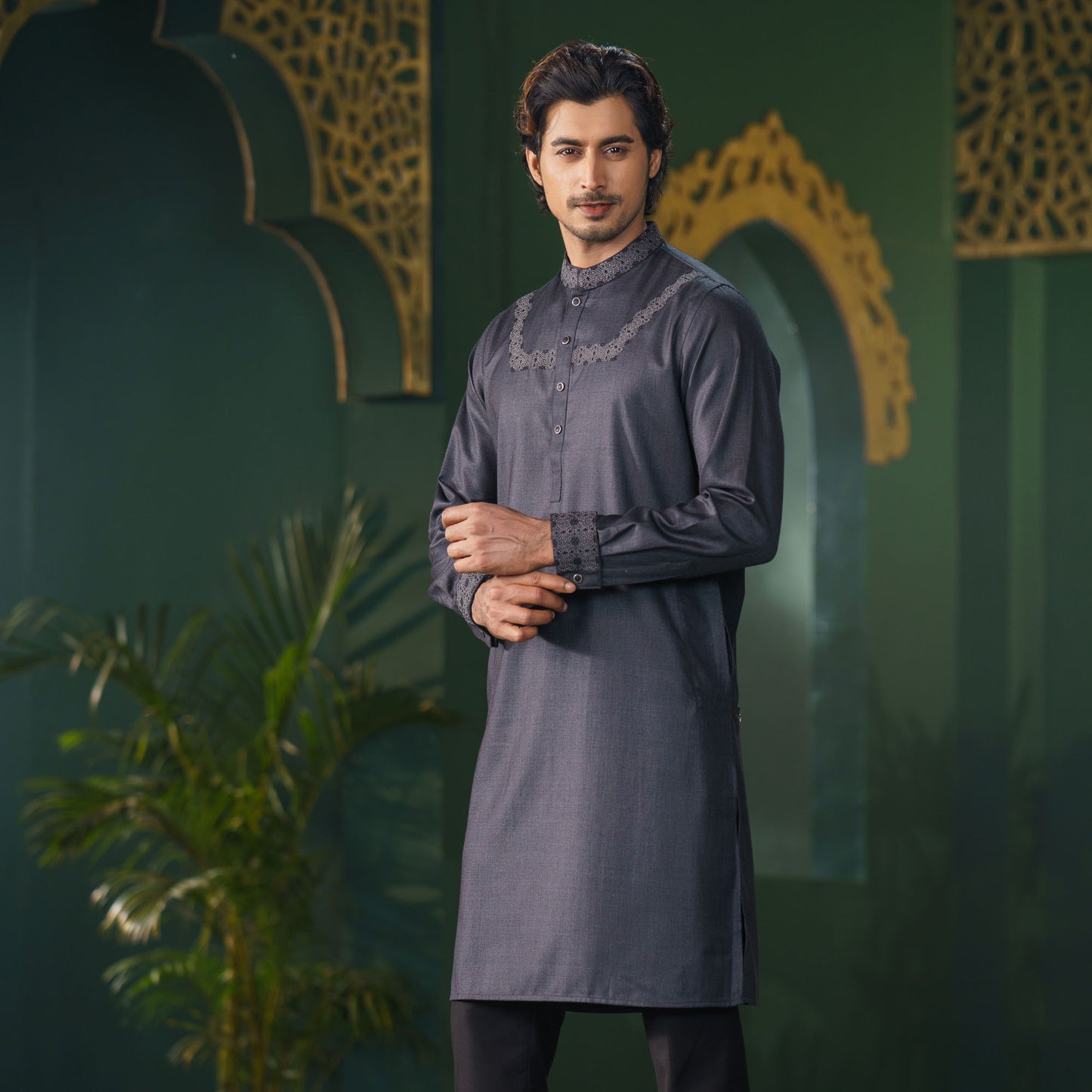 MENS PREMIUM PANJABI-ASH