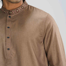 Load image into Gallery viewer, Men&#39;s Dark Ash Premium Panjabi
