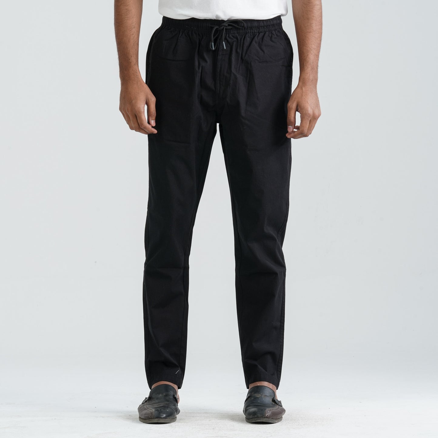 Men's Black Cotton Trouser Pajama