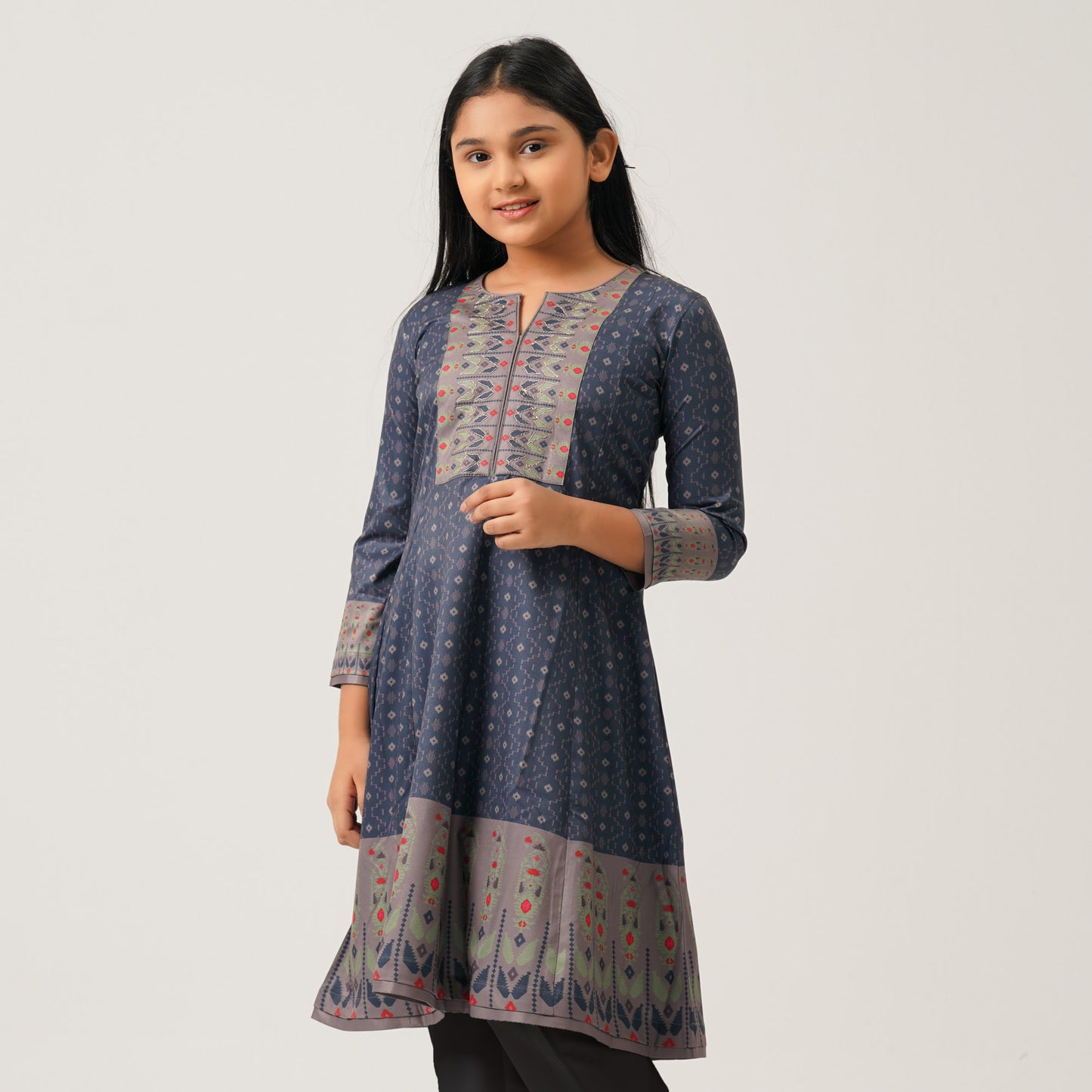 Girls Multicolor Two Piece Set