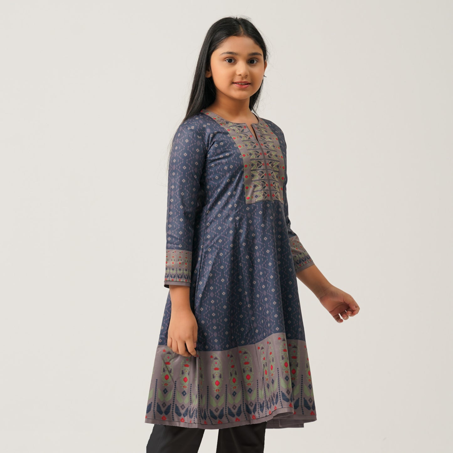 Girls Multicolor Two Piece Set