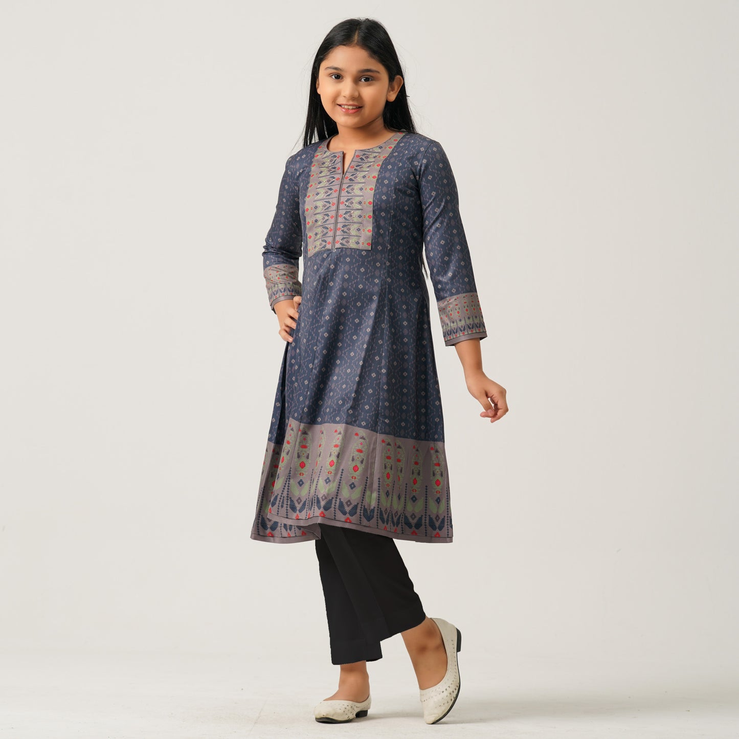 Girls Multicolor Two Piece Set