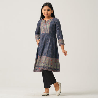 Girls Multicolor Two Piece Set