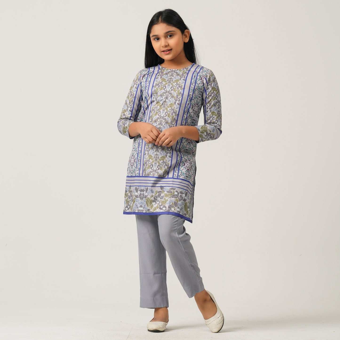 Girls Multicolor Two Piece Set