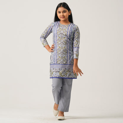 Girls Multicolor Two Piece Set