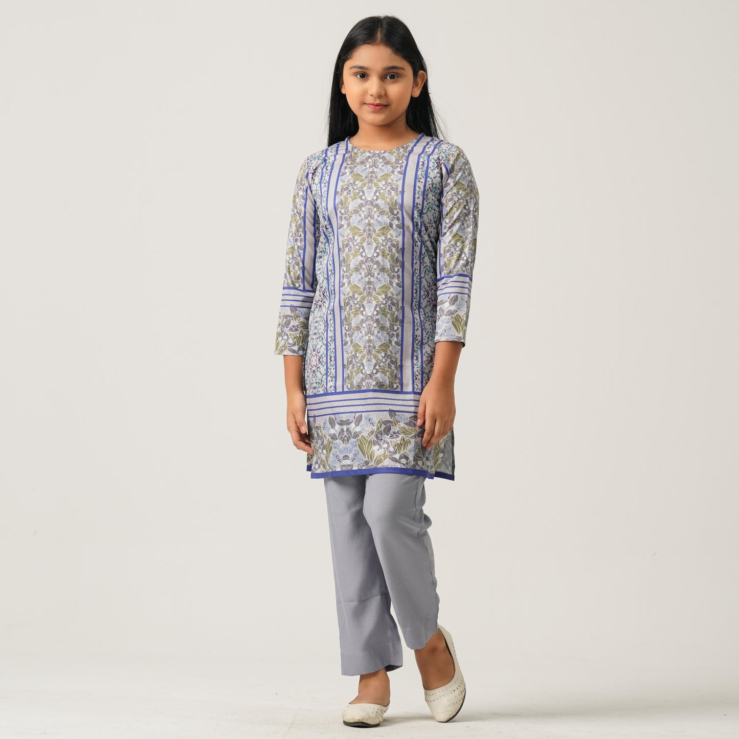 Girls Multicolor Two Piece Set