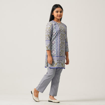 Girls Multicolor Two Piece Set