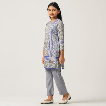 Girls Multicolor Two Piece Set