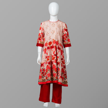 Girls Multicolor Two Piece Set