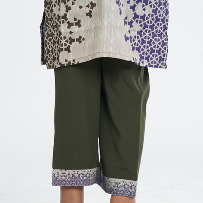 Girl's Blended Silk Two Piece Set