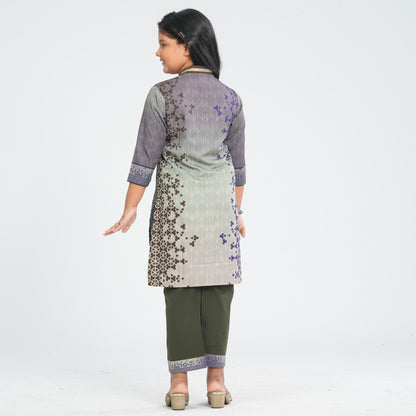 Girl's Blended Silk Two Piece Set