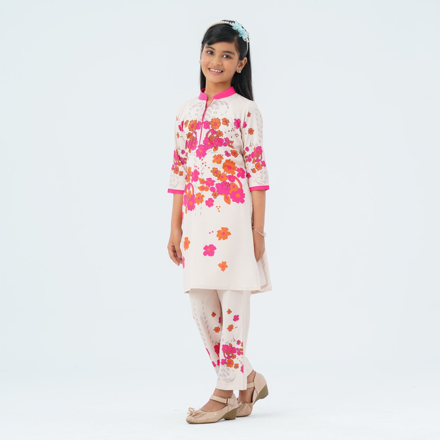 Girl’s Blended Slik Two Piece Set