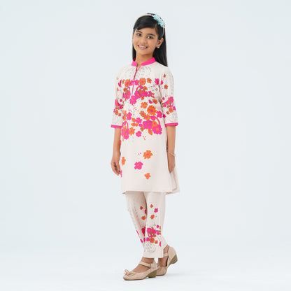 Girl’s Blended Slik Two Piece Set