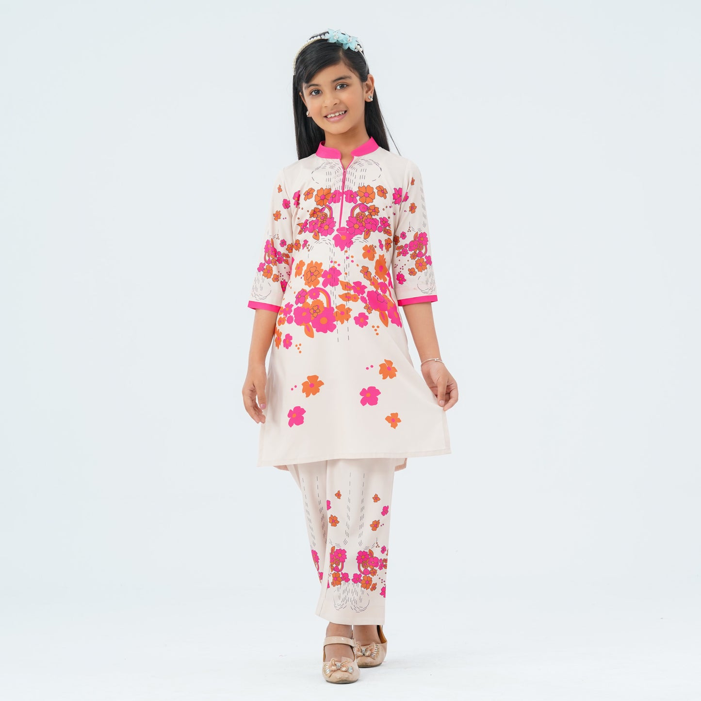 Girl’s Blended Slik Two Piece Set
