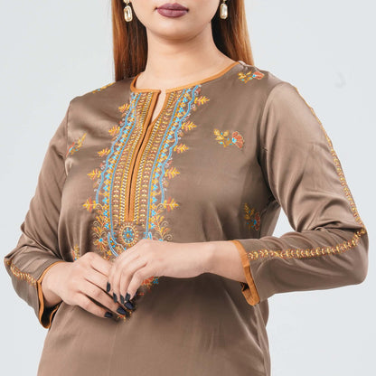 Women’s Crepe Silk Twp Piece Set