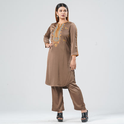 Women’s Crepe Silk Twp Piece Set