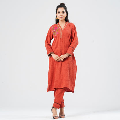 Women’s Mixed Cotton Two Piece Set