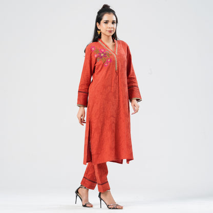 Women’s Mixed Cotton Two Piece Set