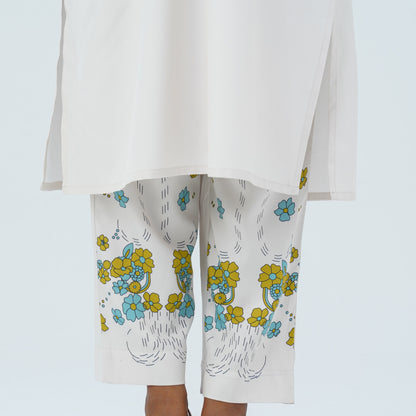 Women’s Cream Two Piece Set