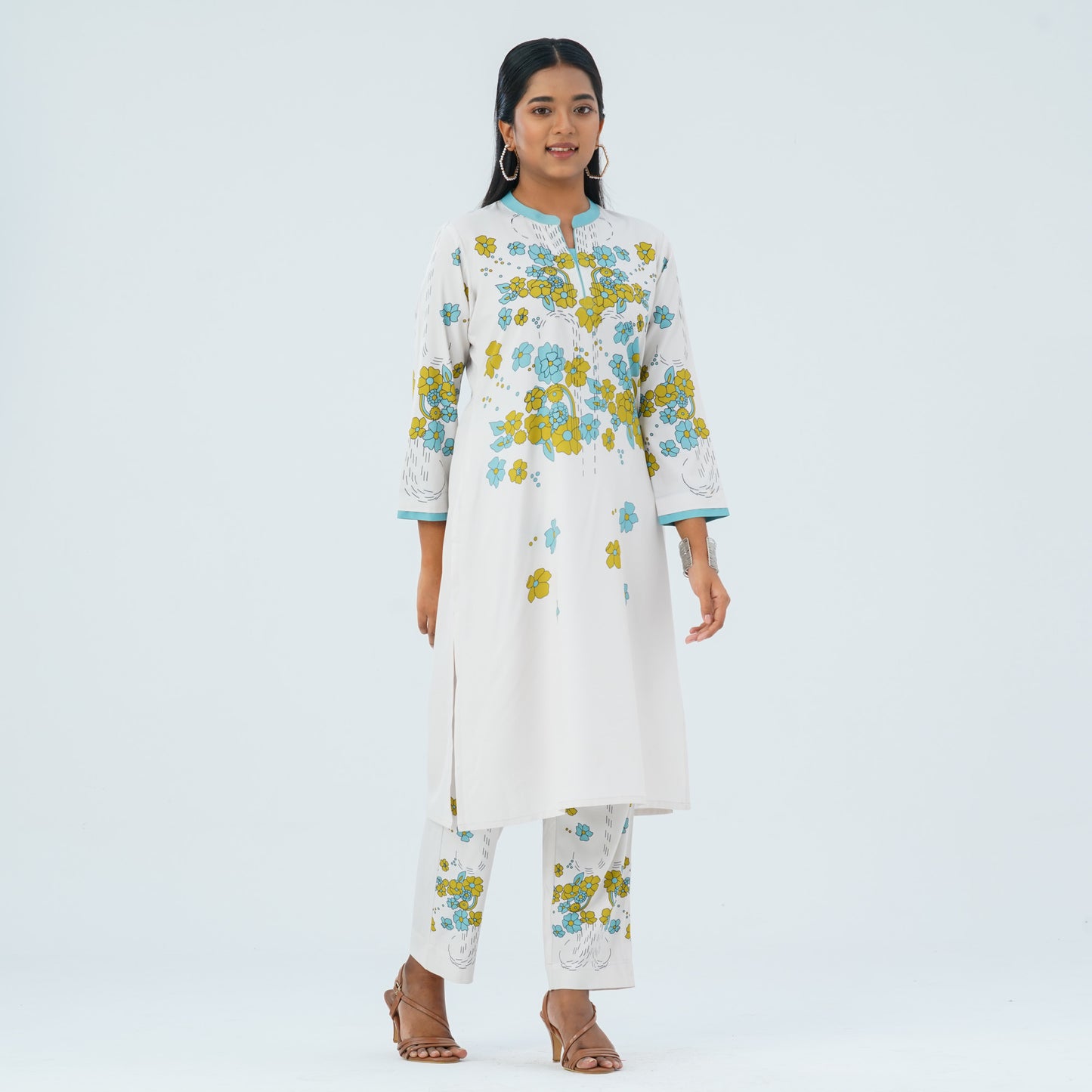 Women’s Cream Two Piece Set