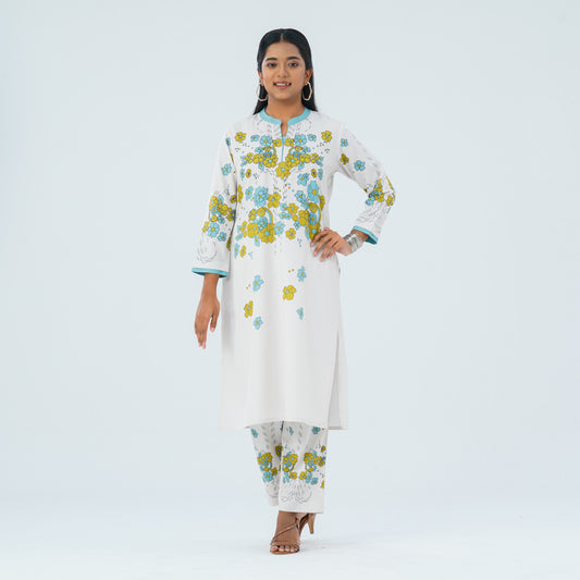 Women’s Cream Two Piece Set