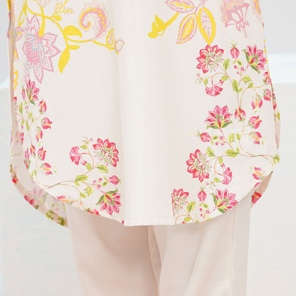 Women's White 2-Piece Set