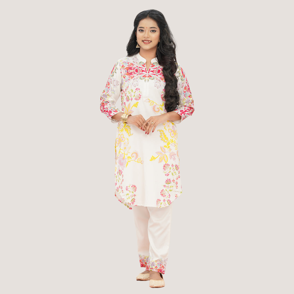 Women's White 2-Piece Set