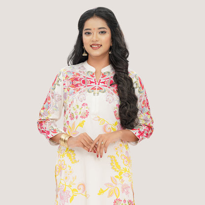 Women's White 2-Piece Set