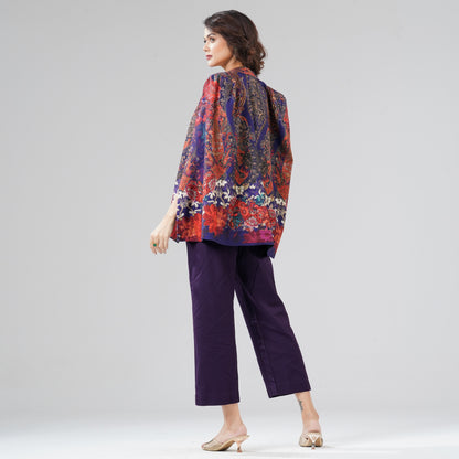 Womens Multicolor Two Piece Set