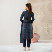 Load image into Gallery viewer, Women&#39;s Navy Ethnic Set
