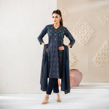 Load image into Gallery viewer, Women&#39;s Navy Ethnic Set
