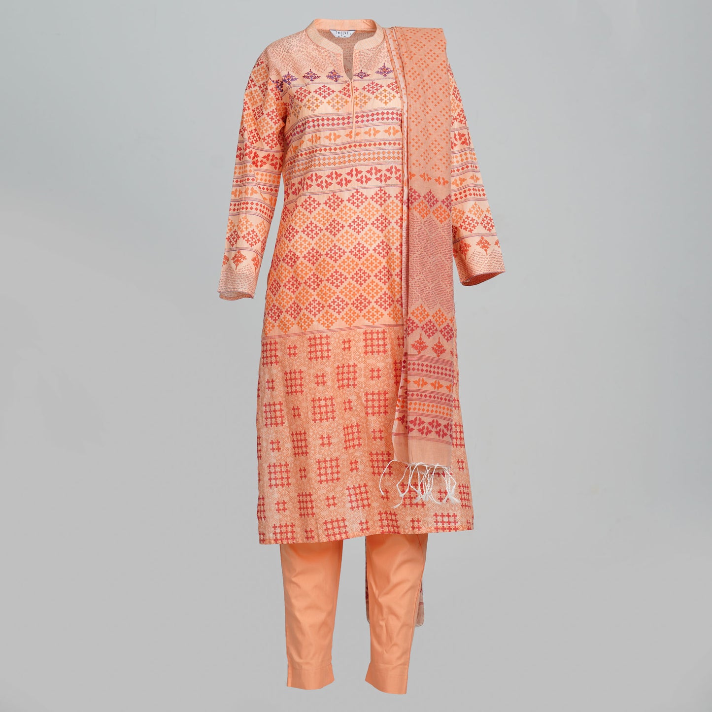 ETHNIC 3PCS-SALMON