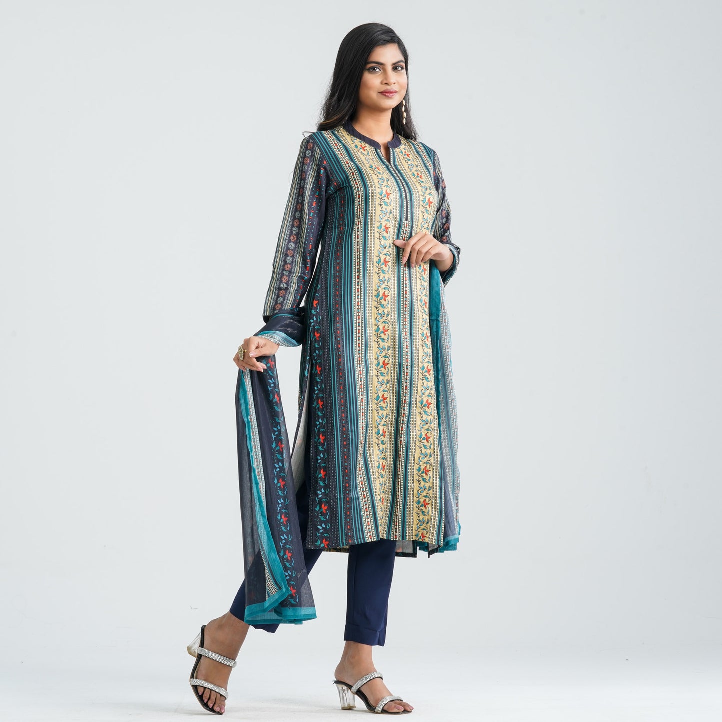 Women’s Navy Blue Three Piece Set