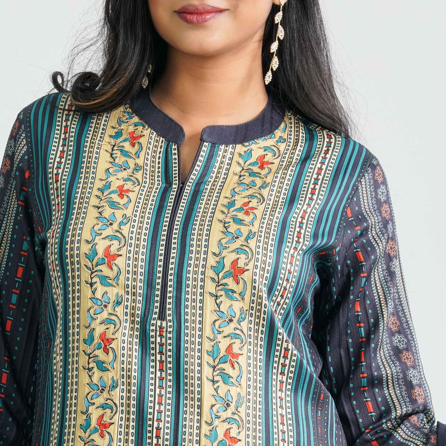 Women’s Navy Blue Three Piece Set