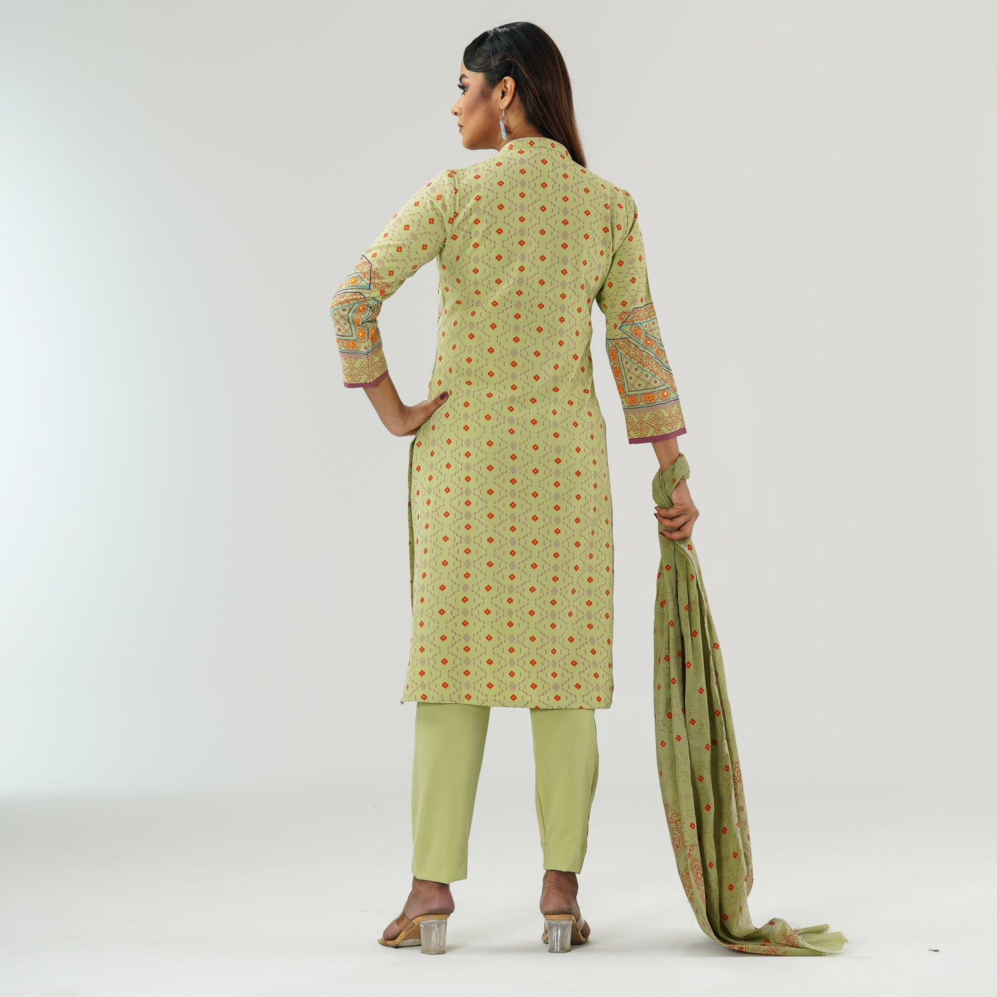 Womens Lime Green Three Piece Set