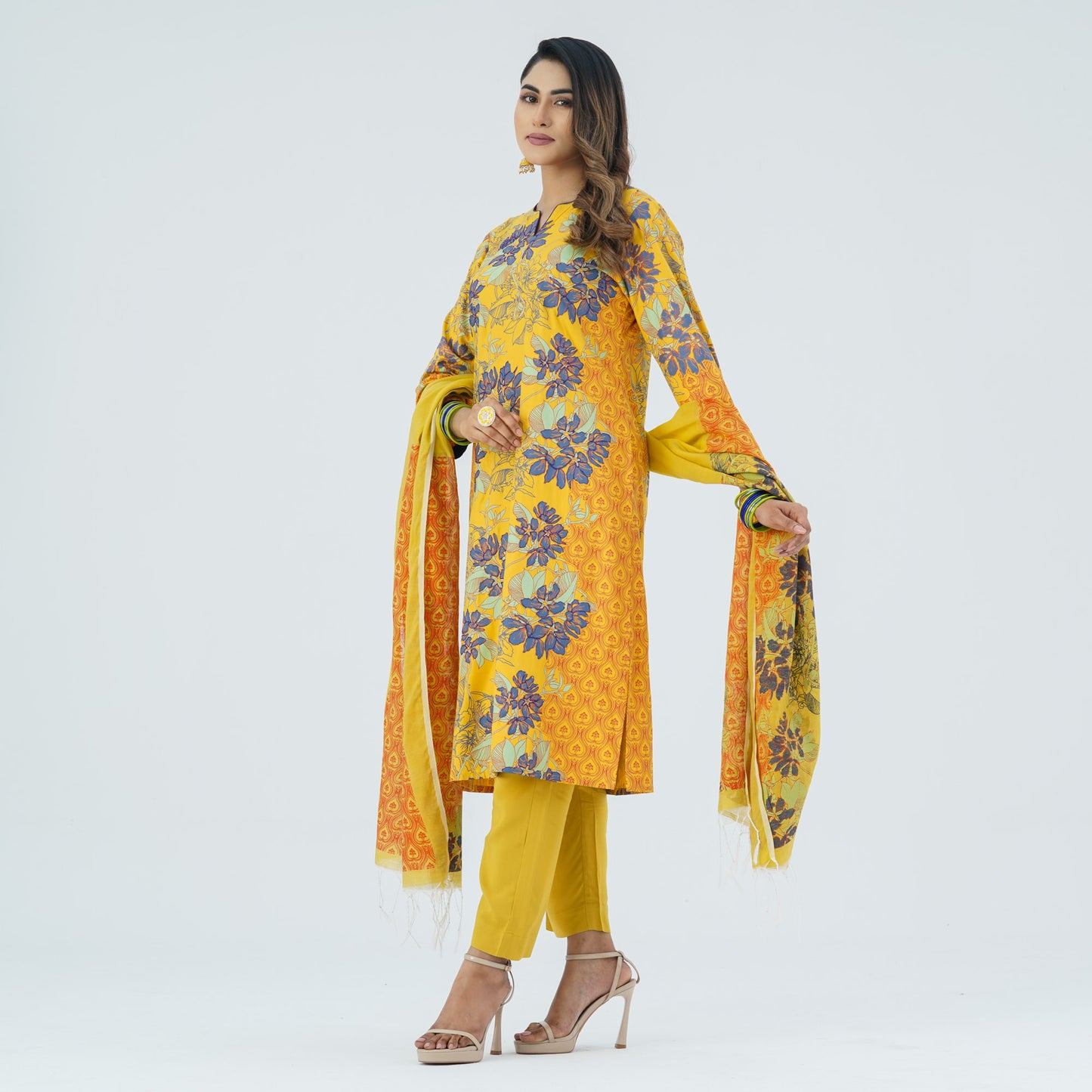 Women’s Yellow Three Piece Set