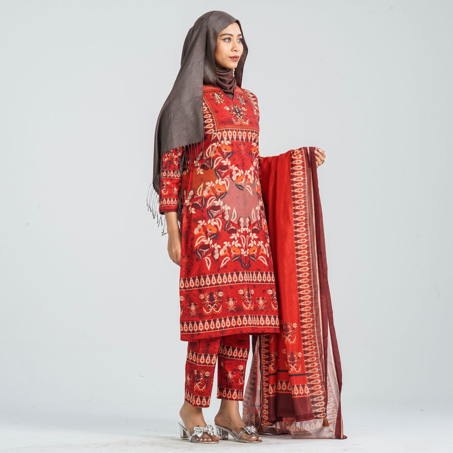 Women’s Blended Silk Three Piece Set