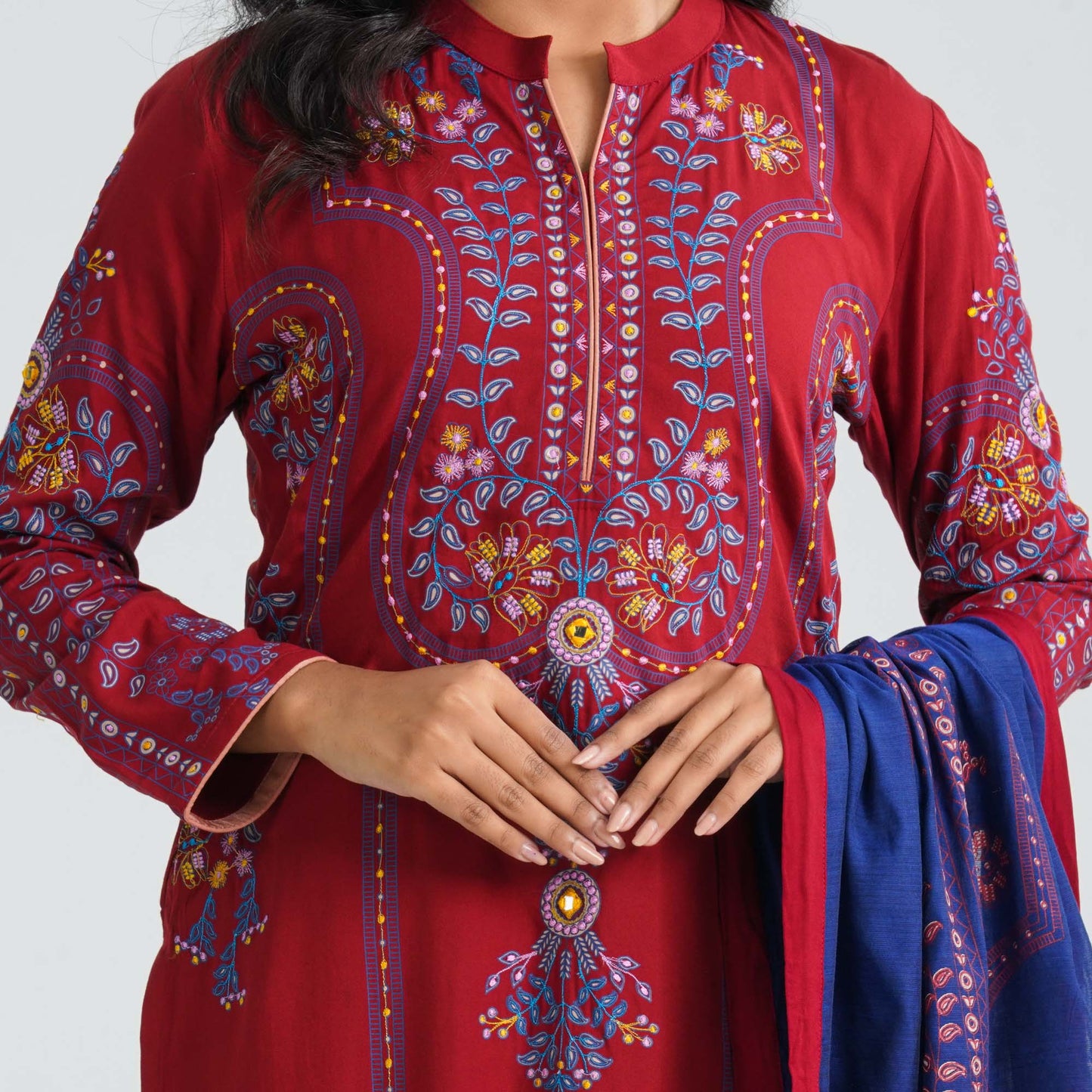 Women Viscose Three Piece Set