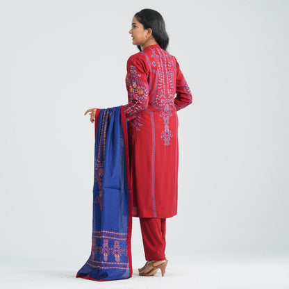 Women Viscose Three Piece Set