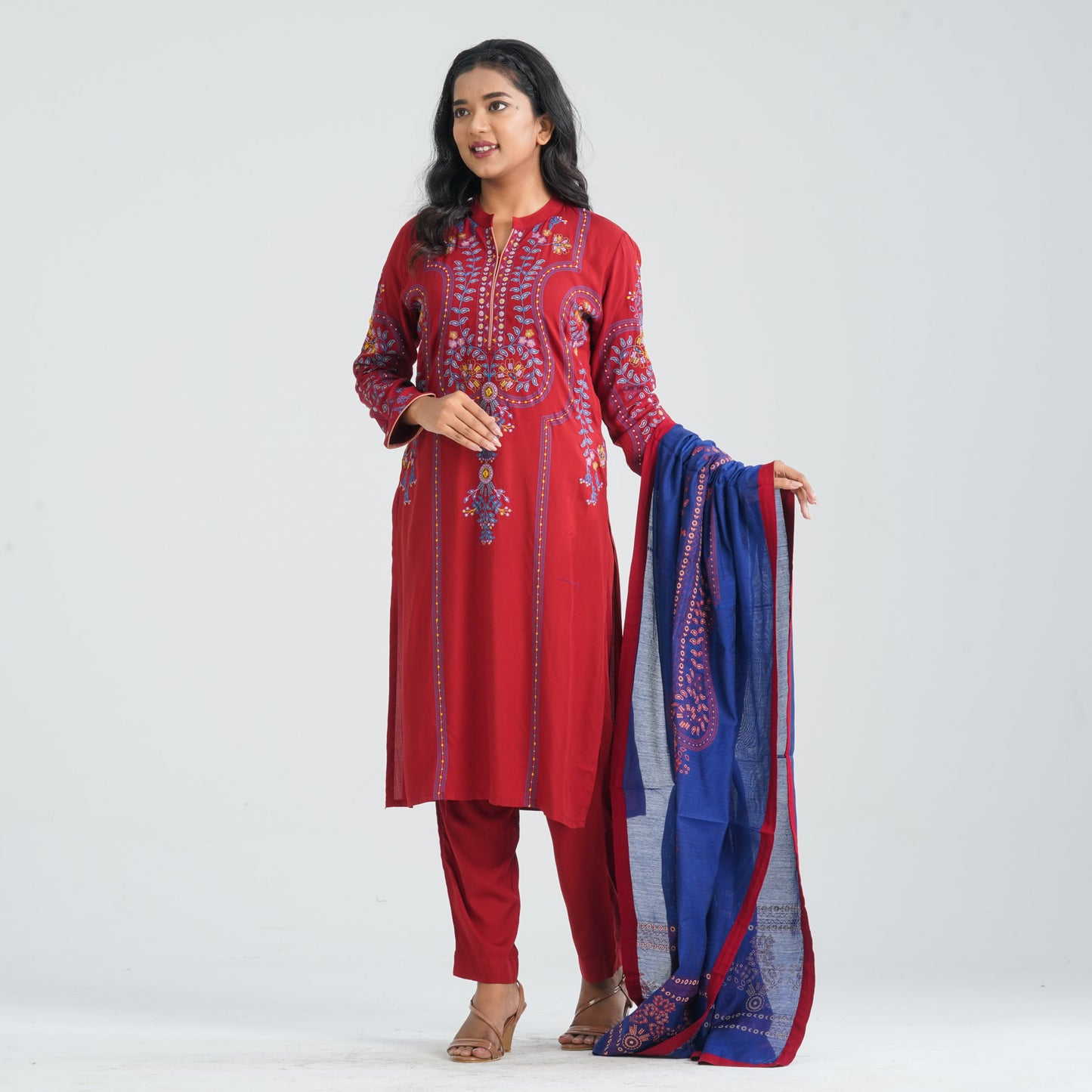 Women Viscose Three Piece Set