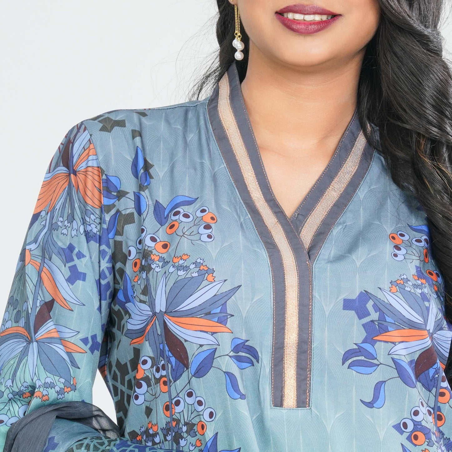 Women’s Blended Silk Three Piece Set