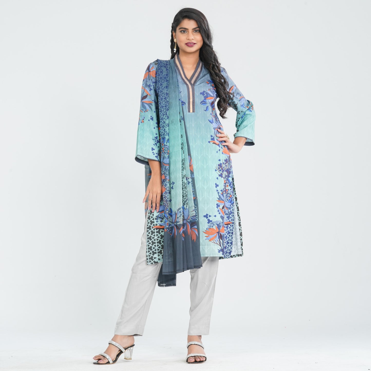 Women’s Blended Silk Three Piece Set