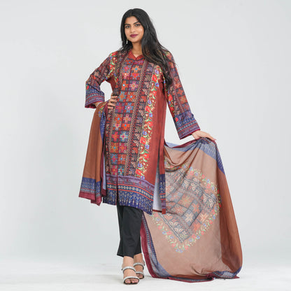 Women’s Blended Cotton Three Piece Set