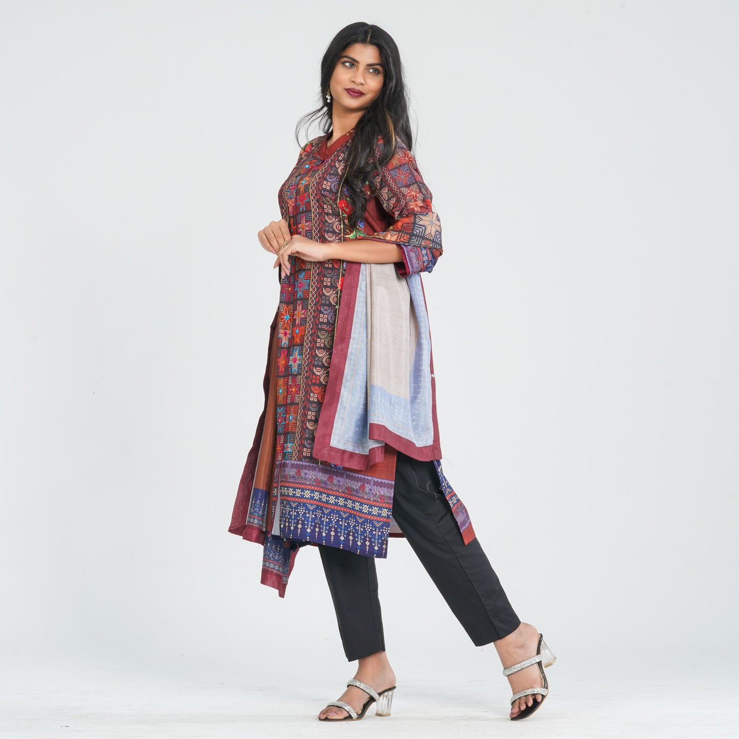 Women’s Blended Cotton Three Piece Set