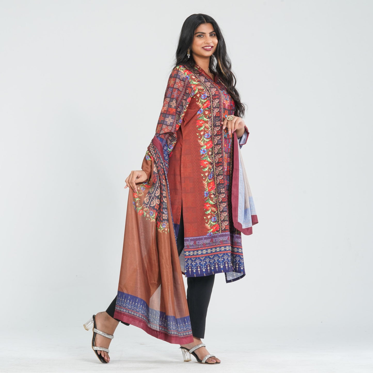 Women’s Blended Cotton Three Piece Set