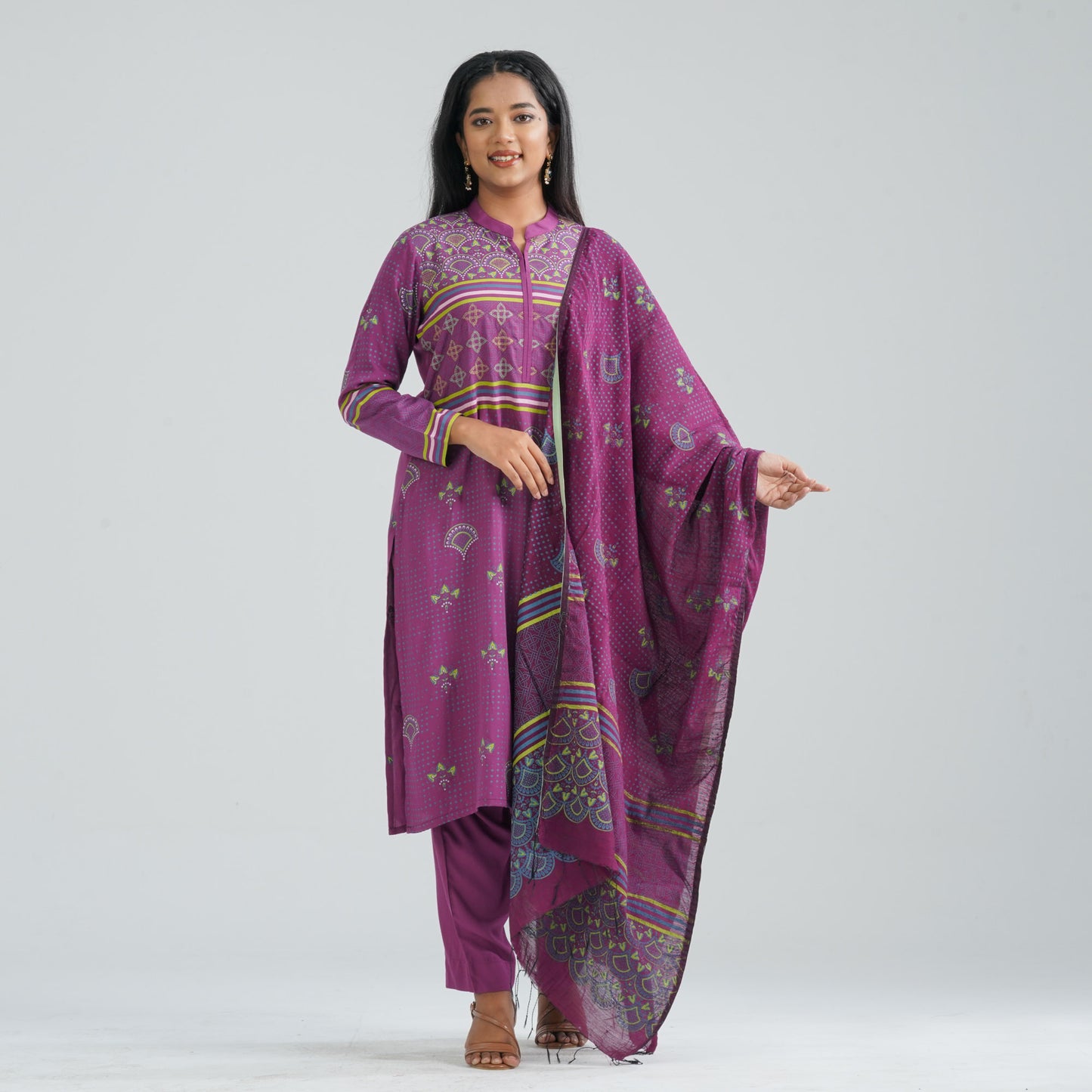 Women's Purple Three Piece Set